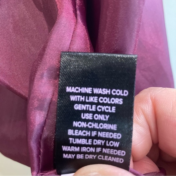 TORRID Sz  3 Embroidered Satin Finish Oversized Ribbed Hem & Cuffs Bomber Jacket - Picture 11 of 15